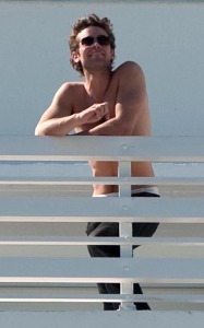 Chace Crawford spotted on the balcony of her vacation hotel room on February 7th 2010 while in Miami Florida 2