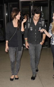 Audrina Patridge and Ryan Cabrera spotted arriving at LAX International Airport on February 8th 2010 in Los Angeles 2