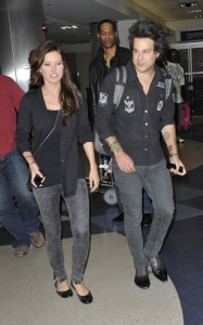 Audrina Patridge and Ryan Cabrera spotted arriving at LAX International Airport on February 8th 2010 in Los Angeles 3