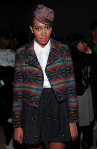 Solange Knowles attends Charlotte Ronson Fall 2010 Fashion Show during the Mercedes Benz Fashion Week at The Tent at Bryant Park on February 12th 2010 in New York 2