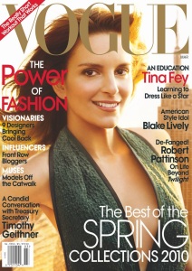 Tina Fey photo shoot for the March 2010 issue of Vogue 8th annual power issue 2