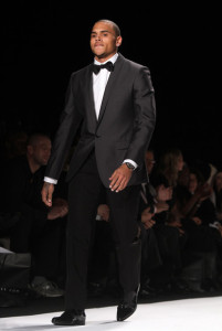 Chris Brown on the runway of Naomi Campbells Fashion For Relief For Haiti held on February 13th 2010 during the Mercedes Benz Fashion Week Fall in New York City 3