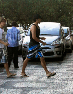 Jesus Luz was spotted arriving at the Fasano Hotel where he is staying with Madonna on February 13th 2010 in Rio de Janeiro Brazil 4