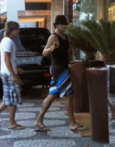 Jesus Luz was spotted arriving at the Fasano Hotel where he is staying with Madonna on February 13th 2010 in Rio de Janeiro Brazil 6