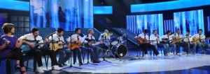 Star Academy season seven first prime picture of students with their guitar performance