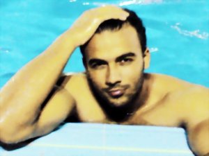 Mohamed Ali swimming picture