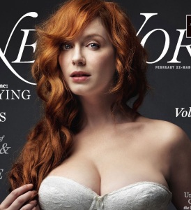 Christina Hendricks photo shoot for the cover of February 2010 issue of New York magazine 1