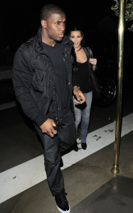 Kim Kardashian and Reggie Bush spotted shopping together on the night of February 24th 2010 in Los Angeles 2