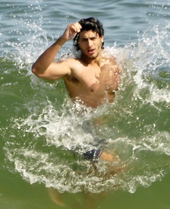 Jesus Luz seen with friends on the beach in Ipanema on February 24th 2010 at the south area of Rio de Janeiro Brazil 2