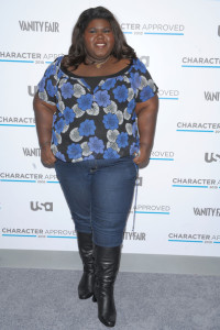 Gabourey Sidibe arrives at the 2nd Annual Character Approved Awards cocktail reception at The IAC Building on February 25th 2010 in New York City 2