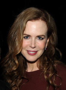 Nicole Kidman picture wearing a maroon dress during the 12th Annual Costume Designers Guild Awards with Presenting Sponsor Swarovski held on February 25th 2010 at The Beverly Hilton hotel in California 3