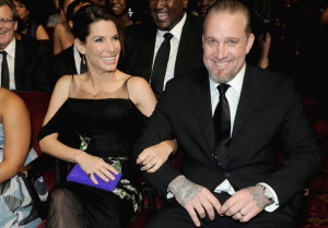 Sandra Bullock and husband Jesse James in the audience during the 41st NAACP Image awards held at The Shrine Auditorium on February 26th 2010 in Los Angeles California 3