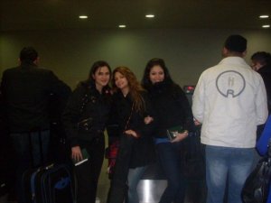 photo of Star Academy7 student Rania from Egypt before joining star academy 7 at the airport