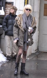 Taylor Momsen spotted on the filming set of Gossip Girl on February 26th 2010 in Manhattan 2