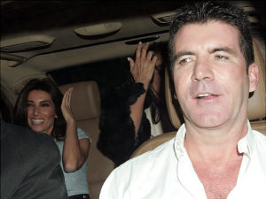 Simon Cowel spotted with his girlfriend Mezhgan Hussainy after having dinner together on February 6th 2010 at the Mr Chow restaurant in London 3