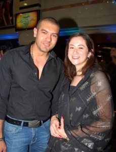 Mai Nour Al Sherif picture with her fiance Amr Yousof 2