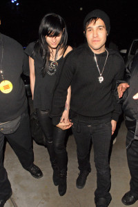 Ashlee Simpson and Pete Wentz spotted leaving LA Staples Center on March 27th 2010 after watching a live concert 3