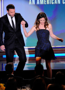 Ben Affleck and Jennifer Garner onstage during the 24th American Cinematheque Awards held on March 27th 2010 at the Beverly Hilton Hotel in California 1