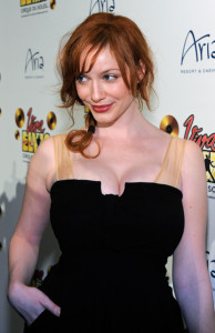 Christina Hendricks arrives at the world premiere of Cirque du Soleil Viva ELVIS production at the Aria Resort at CityCenter February 19th 2010 in Las Vegas Nevada 2