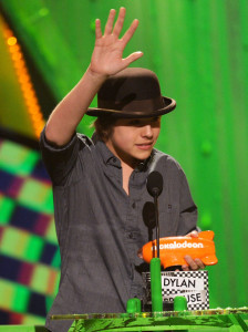 Dylan Sprouse accepts the Favorite TV Actor award onstage at Nickelodeons 23rd Annual Kids Choice Awards held at UCLAs Pauley Pavilion on March 27th 2010 in Los Angeles 1