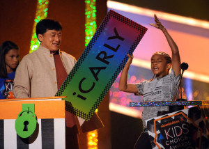 Jackie Chan and Jaden Smith onstage at Nickelodeons 23rd Annual Kids Choice Awards held at UCLAs Pauley Pavilion on March 27th 2010 in Los Angeles 1