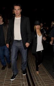 Hayden Panettiere seen with her boyfriend Wladimir Klitschko at the Los Angeles premiere of The Perfect Game on April 5th 2010 at The Groves Pacific Theatres 3