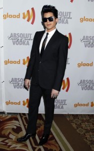 Adam Lambert attends the 21st Annual GLAAD Media Awards on April 17th 2010 at the Hyatt Regency Century Plaza Hotel in Los Angeles 3