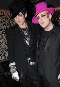 Adam Lambert attends Boy Georges new single launch at the Merah Club on March 20th 2010 in London 2