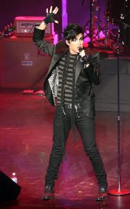 Adam Lambert picture from his performance on April 8th 2010 in Vancouver Canada 2