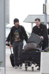 Jesus Luz seen on April 6th 2010 as he was departing the airport 3