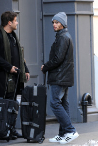 Jesus Luz seen on March 1st 2010 as he shops for a suitcase at the Oakley store in Soho 1