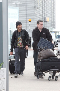 Jesus Luz seen on April 6th 2010 as he was departing the airport 2