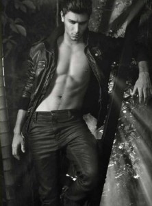 Jesus Luz recent photo from the fall 2010 ad campaign of Ellus Leather Denims 4