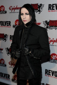 Marilyn Manson arrives at the 2nd annual Revolver Golden Gods Awards held at Club Nokia on April 8th 2010 in Los Angeles 3