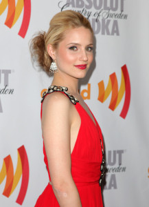 Dianna Agron arrives at the 21st Annual GLAAD Media Awards at the Hyatt Regency Century Plaza Hotel in Los Angeles 2