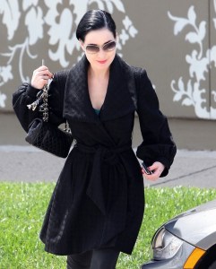 Dita Von Teese spotted on April 12th 2010 as she leaves a Pilates class in Hollywood 2