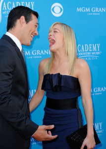 Eddie Cibrian and LeAnn Rimes arrive for the 45th Annual Academy of Country Music Awards at the MGM Grand Garden Arena on April 18th 2010 in Nevada 5