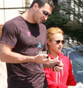 Hayden Panettiere and her boyfriend Wladimir Klitskco spotted at Melrose Avenue on April 14th 2010 in Los Angeles 2