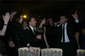 Joseph Attieh photo while singing at the fourseasons Hotel in Beirut together with lebanese singer Haifa Wehbe 8