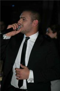 Joseph Attieh photo while singing at the fourseasons Hotel in Beirut 1