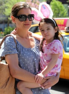 Katie Holmes seen with a bunny styled Suri Cruise while visiting the ABC Carpet and Home Co store on April 10th 2010 in New York City 5