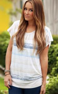 Lauren Conrad poses for a 2010 photo shoot for Kohls Lookbook 2