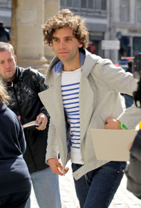 Mika spotted on April 11th 2010 as he was leaving the BBC Radio Theatre in central London after taping an edition of Weekend Wogan 3