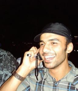 Mohamad Moghraby picture as he reaches Cairo Airport after being voted off star academy seven on April 30th 2010 5