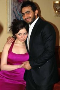 tamer hosny and Mai Ezzideen together at a private party gathering 1