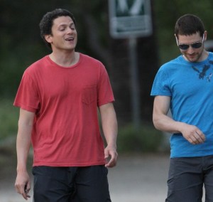 Wentworth Miller spotted wearing a red tshirt as he goes for a hike on April 15th 2010 in Los Angeles 4