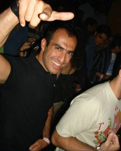 Wadi Abi Raed at a night club party