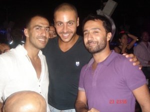 Wadi Abi Raed photo together with his brother and Aniss AKA sawt Al Damir