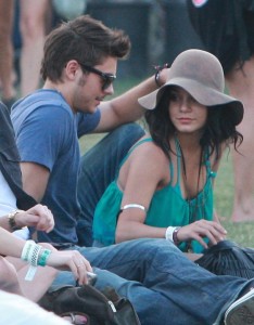 Zac Efron and Vanessa Hudgens at the day three of the Coachella Music and Arts Festival at The Empire Polo Club on April 18th 2010 in Indio California 1