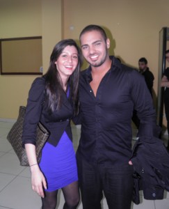 Jospeh Attieh backstage at the 12th prime of staracademy season seven which was held on Friday May 7th 2010 with lots of fans 1